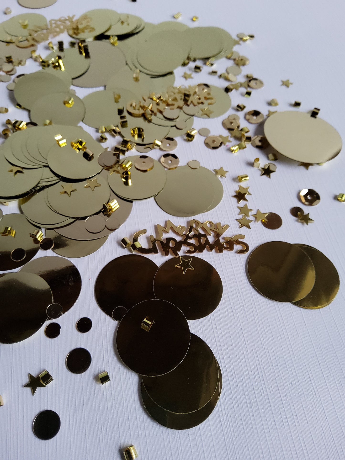 Razzle Dazzle Confetti | Golden Christmas Mix | Gold