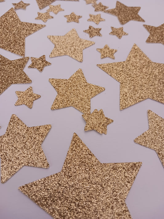 Gold Glitter Stars | Confetti