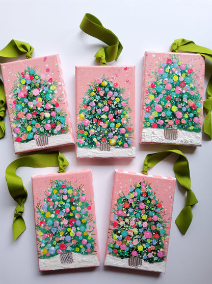 Joyful Glow | Warm-Toned Hand-Painted Ornaments