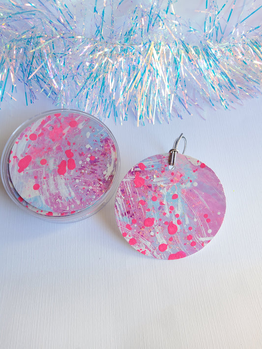 Hand-Painted Holiday Gift Tags | Abstract Art Tags (Set of 10)| Pinky Pop