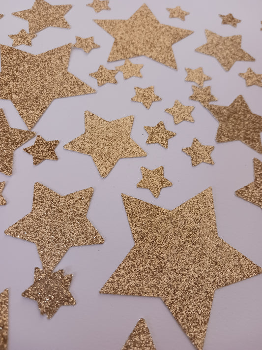 Gold Glitter Stars | Confetti